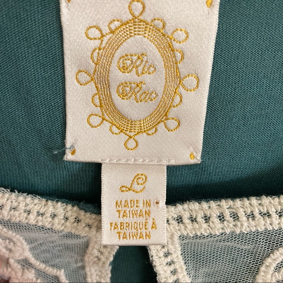 Anthropologie / Rio Rao lace neck cottage core cardigan - Picture 8 of 14